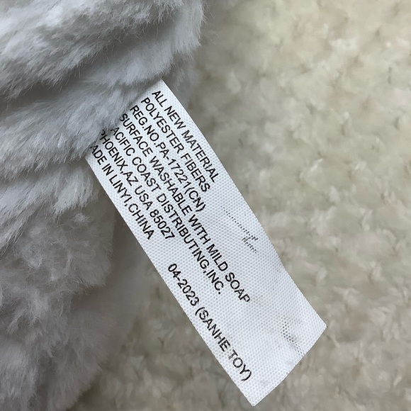 PETSMART Bliss Plush Unicorn Striped Scarf Squeaker Stuffed Animal Pet Toy 🦄 - Picture 9 of 11